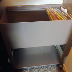 Metal file cabinet