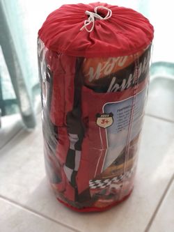 Sleeping bag lighting McQueen!