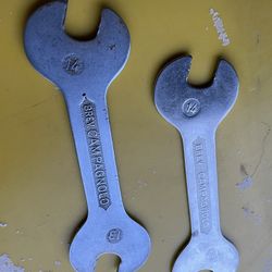 Campagnolo cone wrenches 13mm - 14mm  $30 for the set