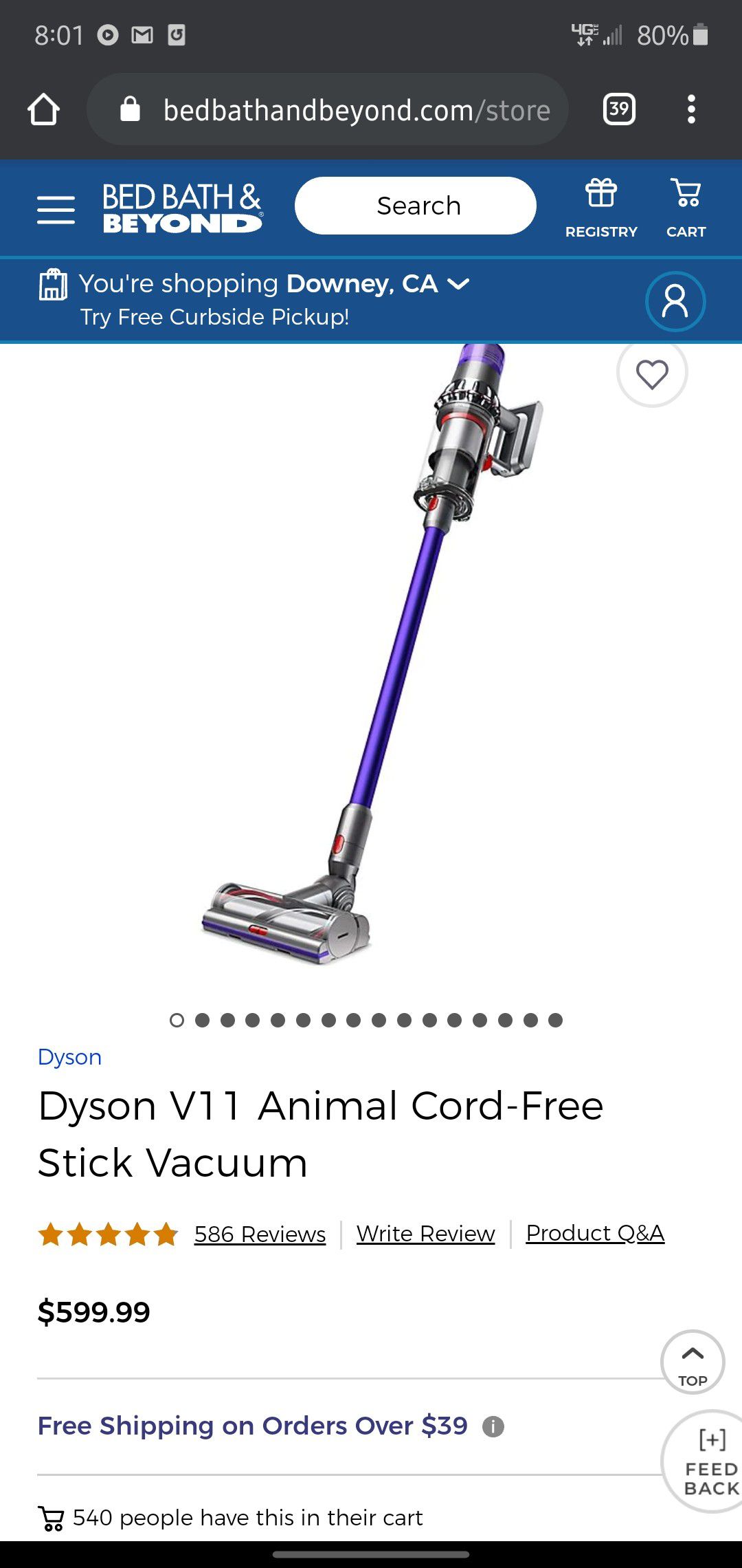 Sealed brand new Dyson V11 animal vacuum