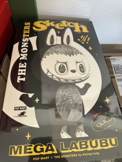  MEGA LABUBU 400% Sketch- New sealed authentic 