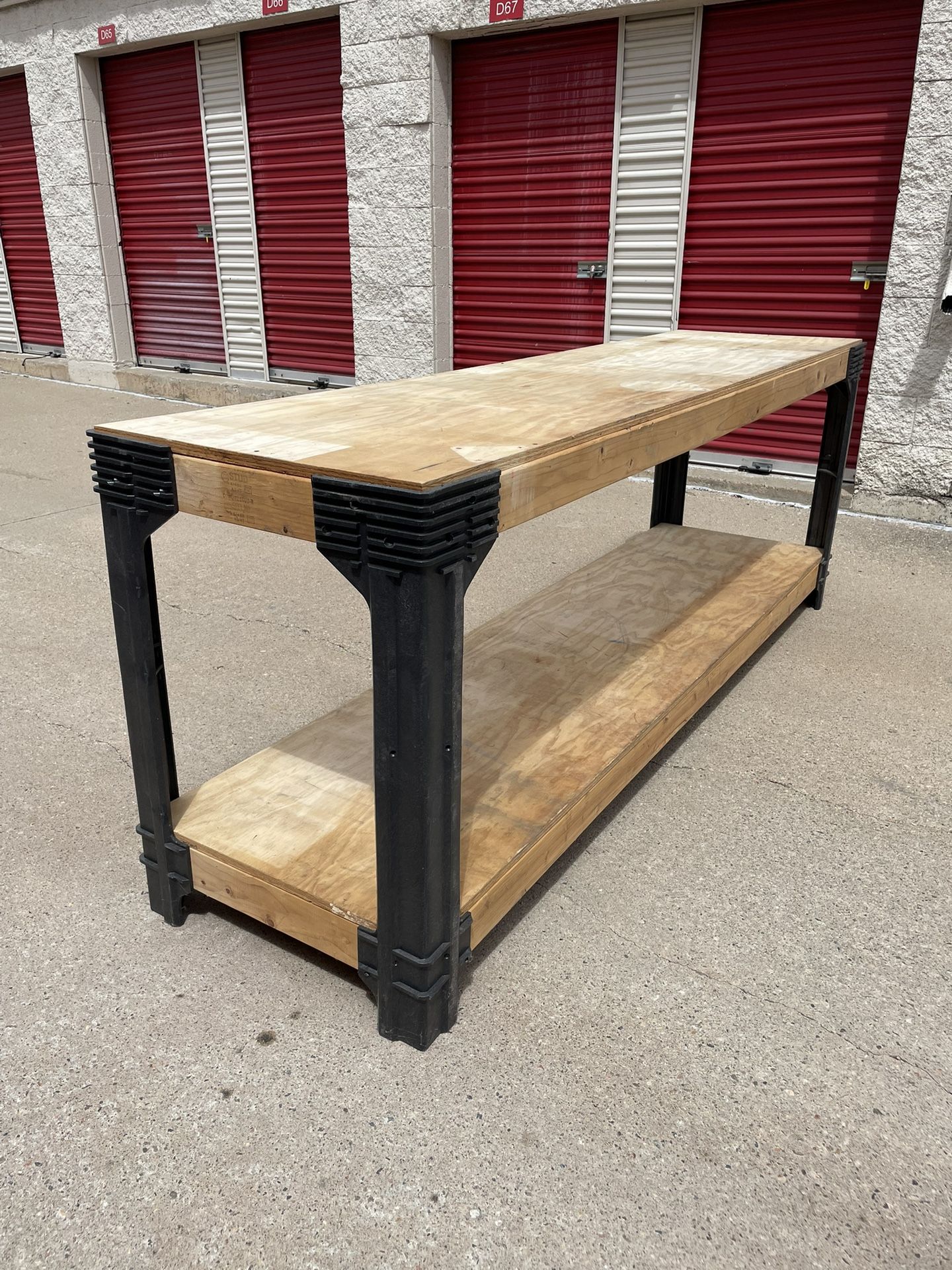 Plywood Workbench for Garage or Shed