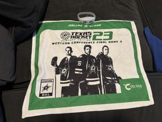 NEW! 2023 Dallas Stars Playoffs Towel & Blinking Wrist Light