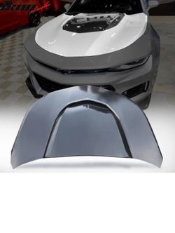 Fits 16-24 Chevrolet Camaro ZL1 Style Aluminum Unpainted Front Bumper Hood Guard