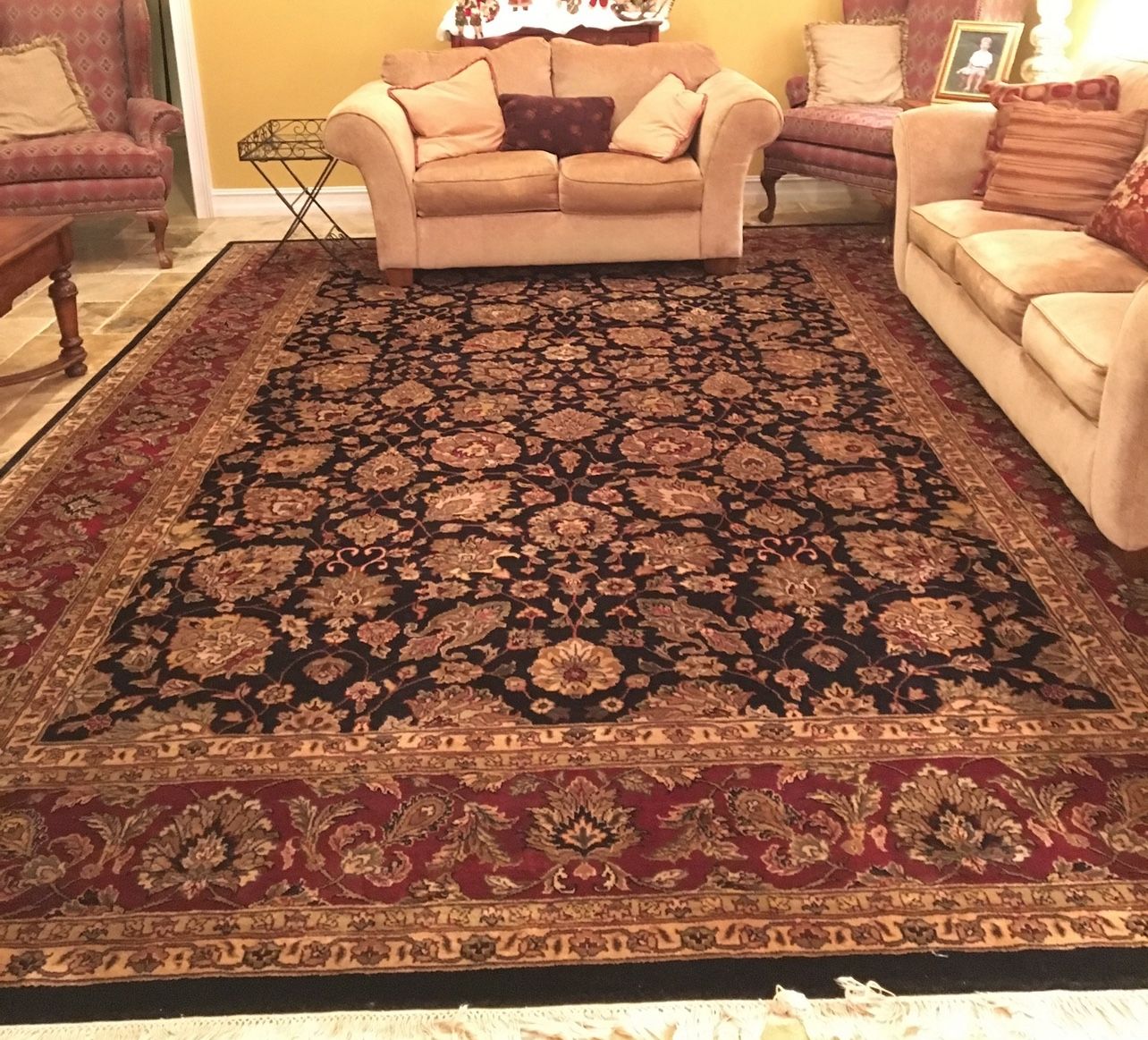 100% Wool India Rug