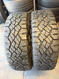 245/75-17 LTGOOD YEAR WRANGLER $120 PAIR LAS 2 ✅🛞✨