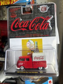 M2 Machines Coca-Cola 1960 VW Double Cab Truck 1:64 Die-Cast 
