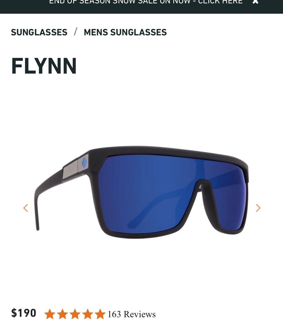 Spy Flynn Authentic Matte Blk