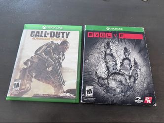 Xbox one call of duty advanced warefare and evolve  games $20
