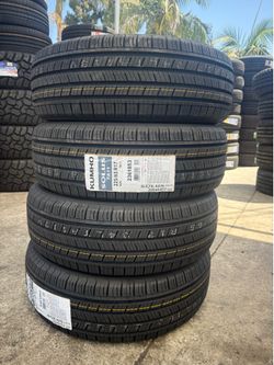 225/65/17 Kumho #4 new tires installation and balance 50,000 miles warranty