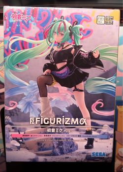 Hatsune Miku Punk Ver Figurizma Figure SEGA Vocaloid Authentic NEW