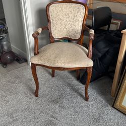 Italian Made Solid Wood Framed Upholstered Chair (2000)