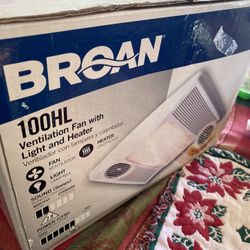 110 CFM Ceiling Bathroom Exhaust Fan with Light and 1500-Watt Heater