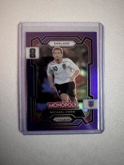 1/1 Michael Owen England Serial/Card match! Panini x Monopoly