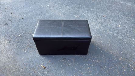 Leather Bench With Storage