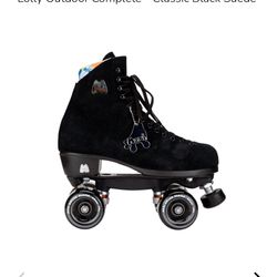 Moxi Skates, Lolly Outdoor Complete - Classic Black Suede
