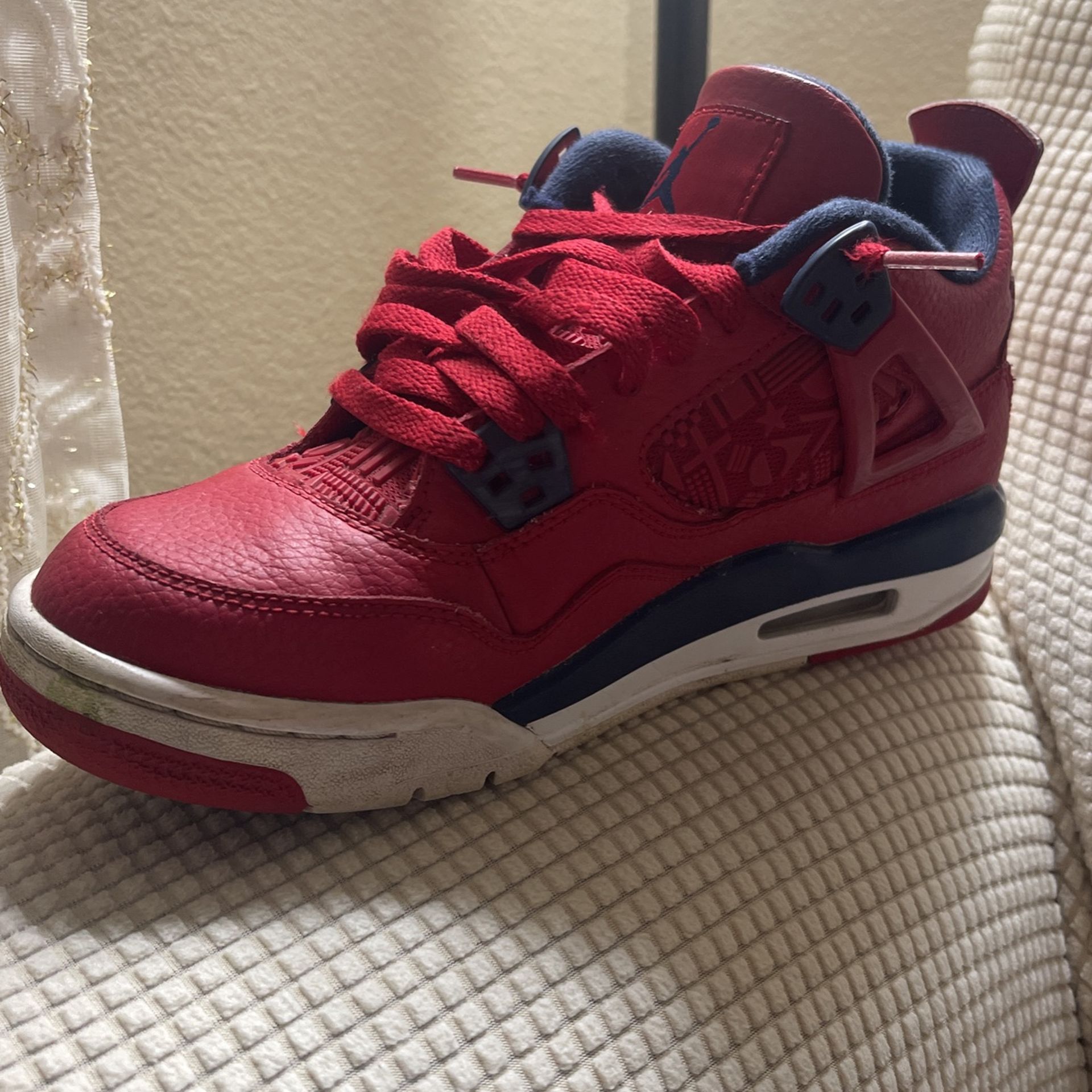 Red  Air Jordan 4 Retro SE FIBA!