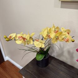 Artificial orchid plant