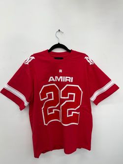 Amiri Football Jersey T-Shirt Red #22