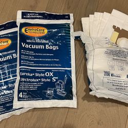 14 EnviroCare Micro Filtration Vacuum Bags for Eureka & Electrolux   Compatible with:  Eureka Style — OX, 6500, 6990, and CV140 Series Canisters  Elec