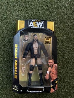 AEW UNRIVALED SERIES 15 ETHAN PAGE 1 OF 3000 RARE ACTION FIGURE