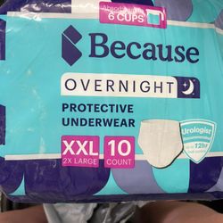 Women’s Diapers - Because Overnight Protective Underwear 
