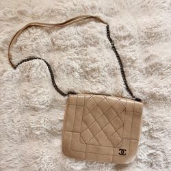 Authentic CHANEL Lambskin Crossbody Purse