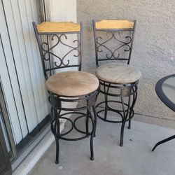 Metal Swivel Stool Bar