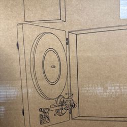 ANGELS HORN H00501 HI-FI BLUETOOTH TURNTABLE WITH STEREO BOOKSHELF SPEAKERS