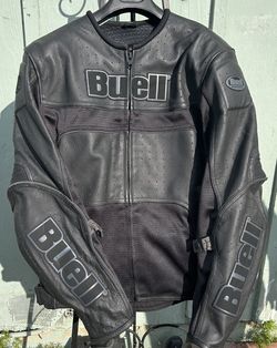 Harley-Davidson Buell Leather Racing Jacket , Black, Large Size