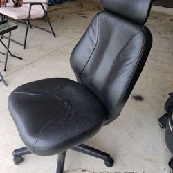 Executive leather office chair