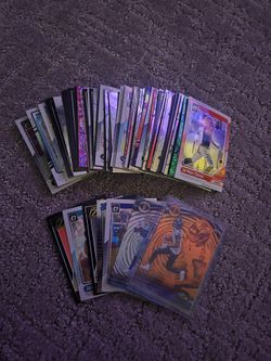 Stack of Football Cards