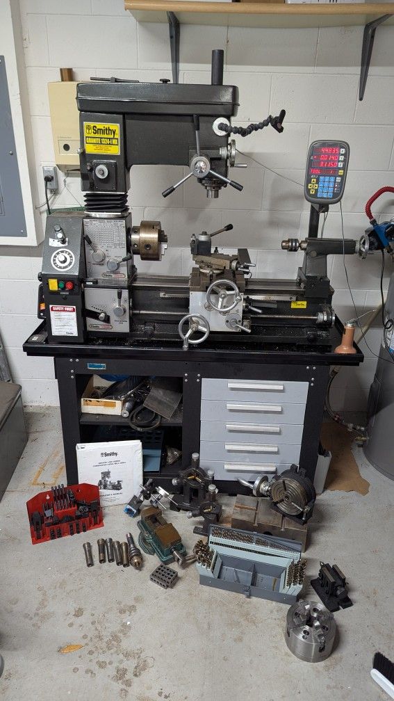 Smithy Lathe/Mill Granite 1324 Combo machine - 1324