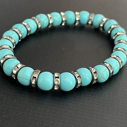 Turquoise Bead Bracelet
