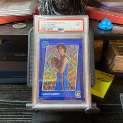 2021 Donruss Optic Josh Giddey Blue Velocity PSA 9 (Rookie)