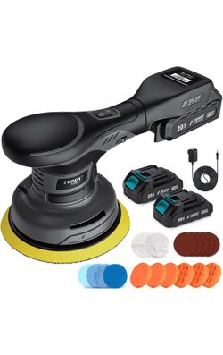 Cordless Car Buffer Polisher Kit & Charger (20V)