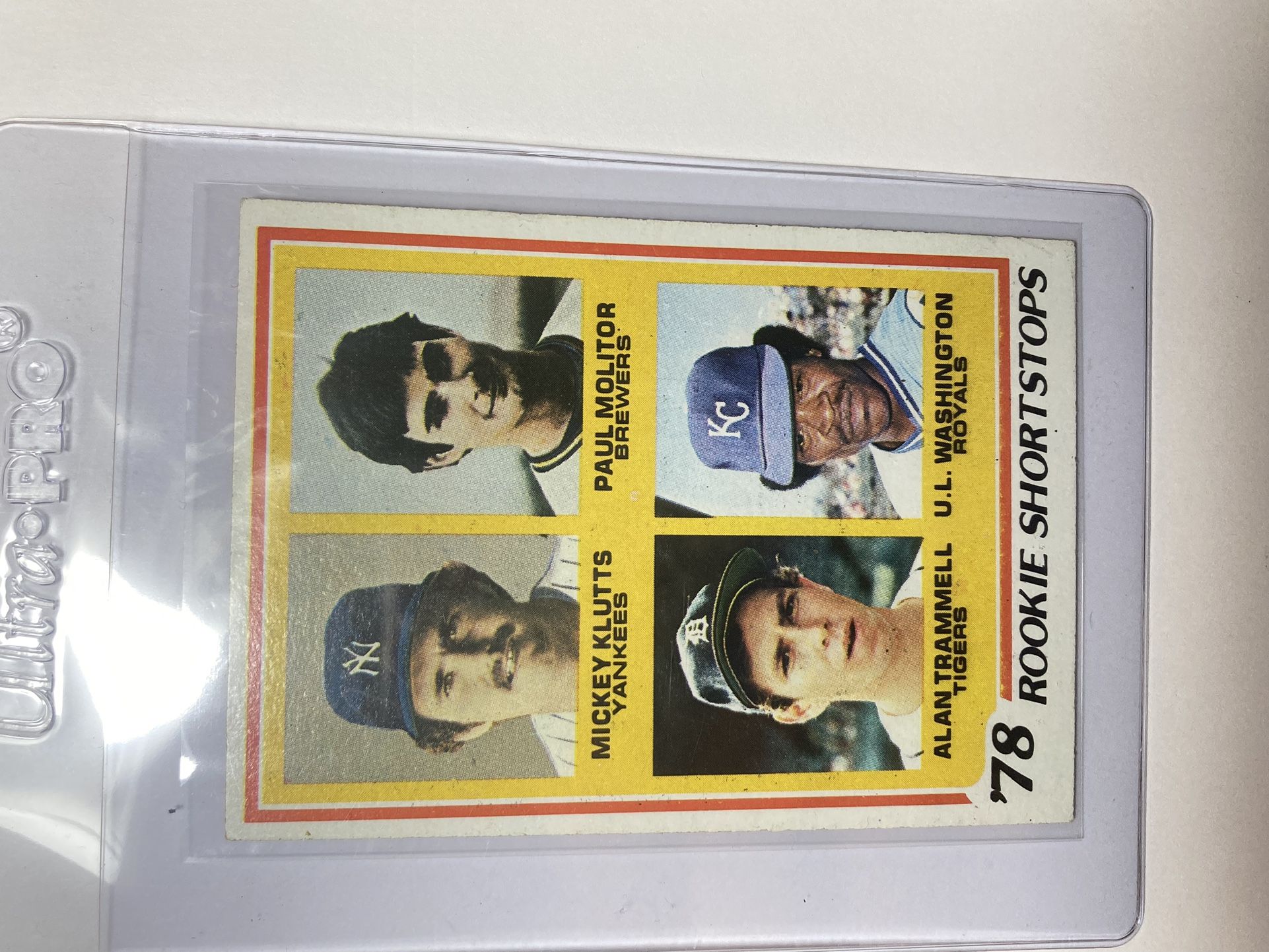 1978 Rookie Shortstops TOPPS (RARE) MINT
