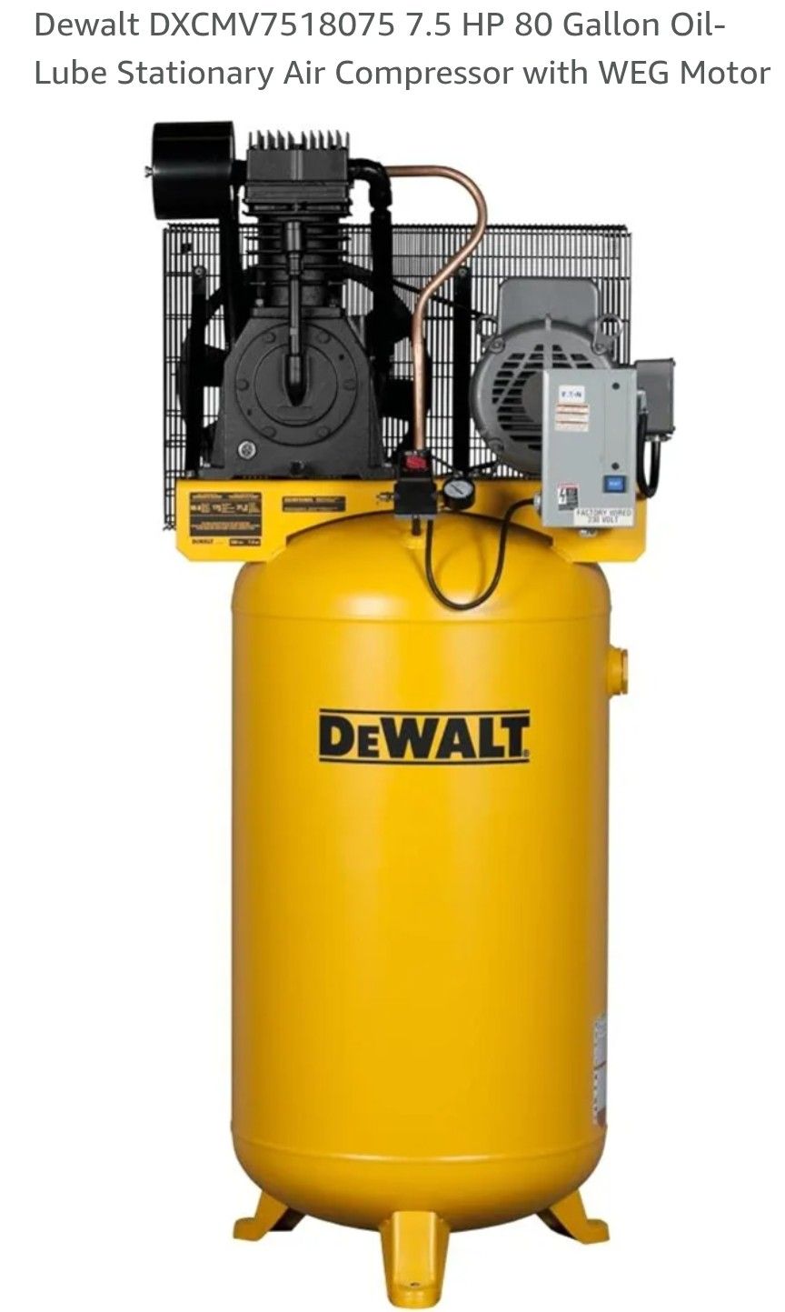 New 7.5 HP 80 Gallon AIR COMPRESSOR 