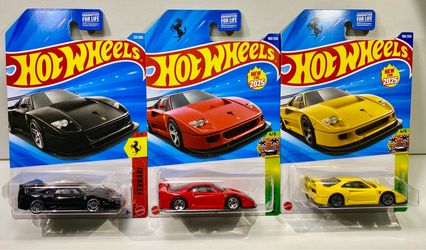 🔥🔥Hot Wheels Ferrari F40 Competizione Black Red Yellow