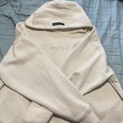 Cream Essential Hoodie 
