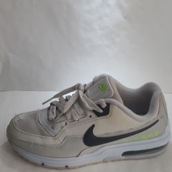 Nike Air Max LTD 3 Men's Shoes Grey Pure Platinum Dk Grey Electric Green
