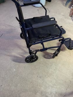 Fully foldable Walmart wheelchair