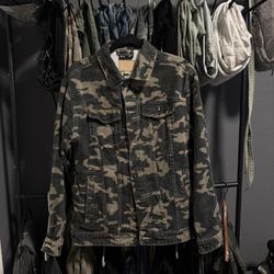 Cypress Hill camouflage denim jacket