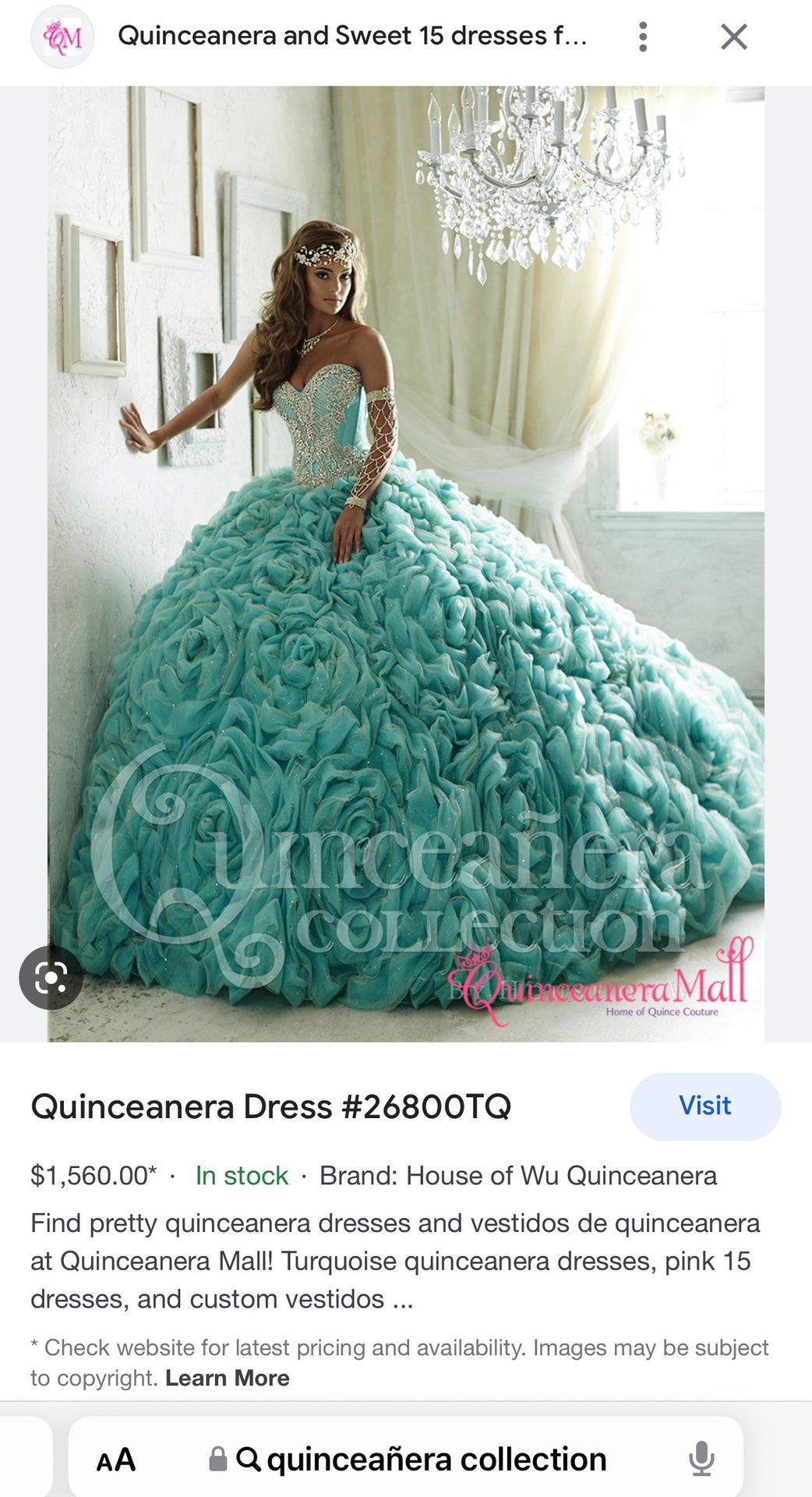 Quinceanera Dress For Sale !