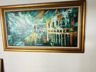 Above the Piazza Panting 