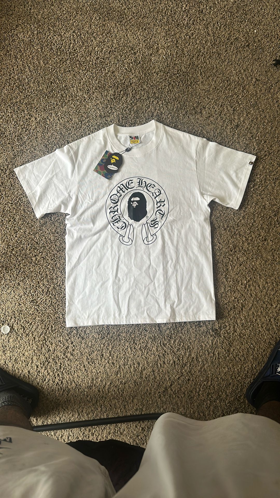 Chrome Heart X Bape Tee Size Small