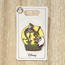 New Disney Pin Nightmare Before Christmas Jack Skellington Zero Disneyland