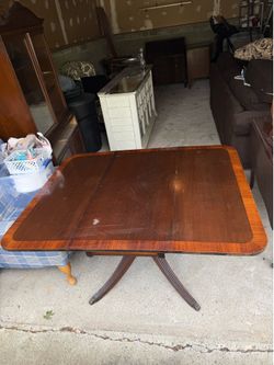 wooden table