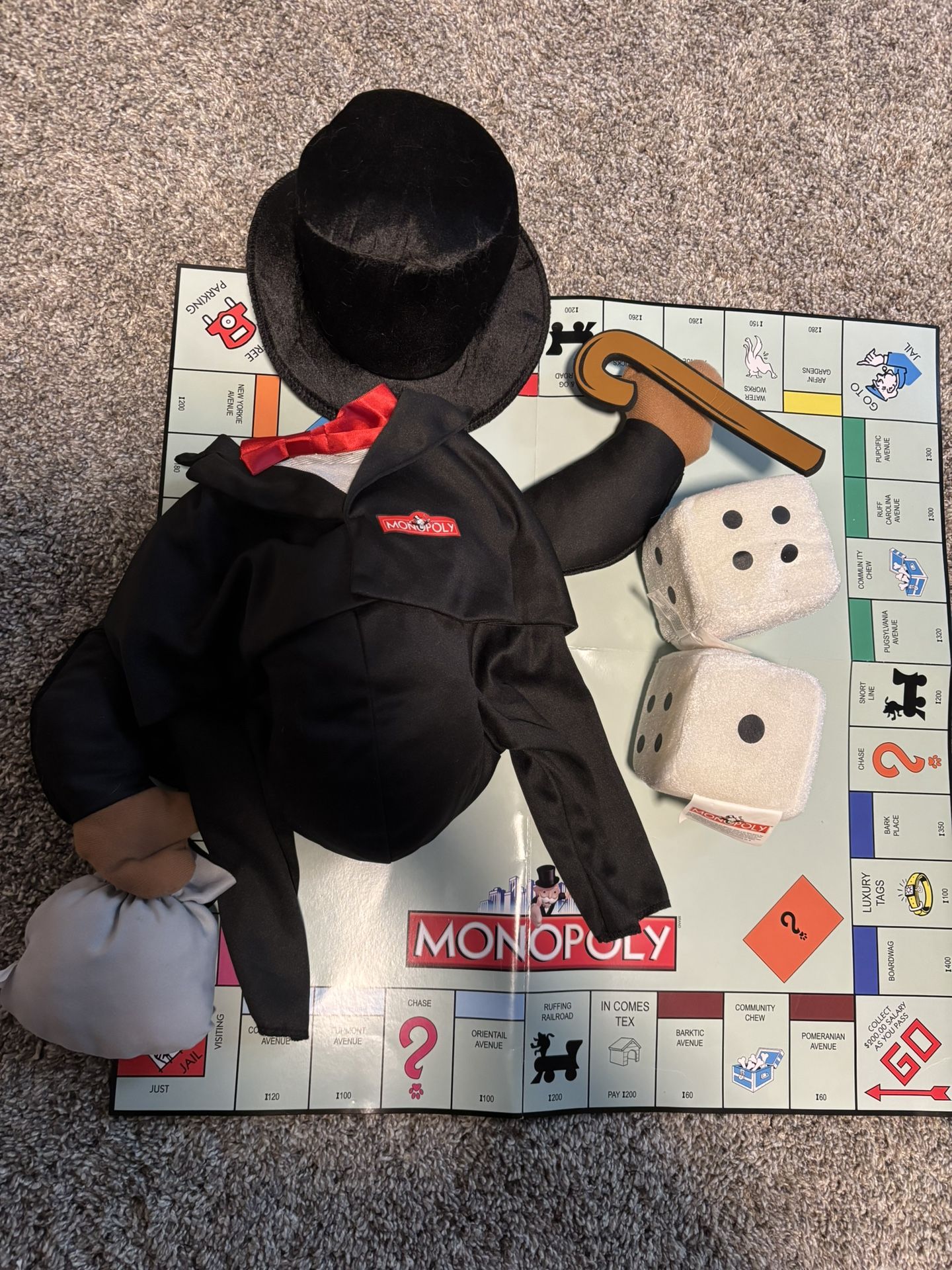 Monopoly Costume For Dog