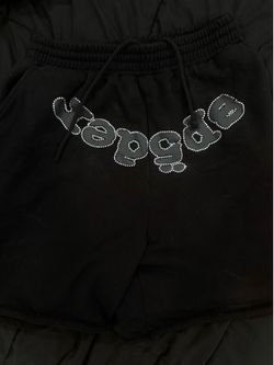 Sp5der black diamond shorts
